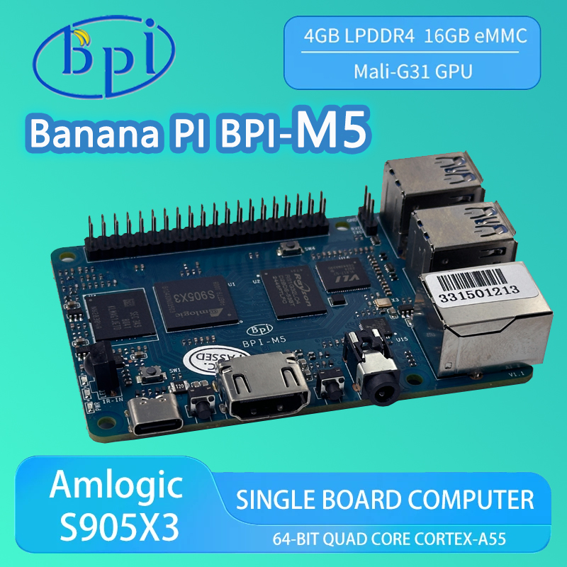 Banana Pi Bpi-M5 - Banana PI BPI-M5 4 ГБ LPDDR4