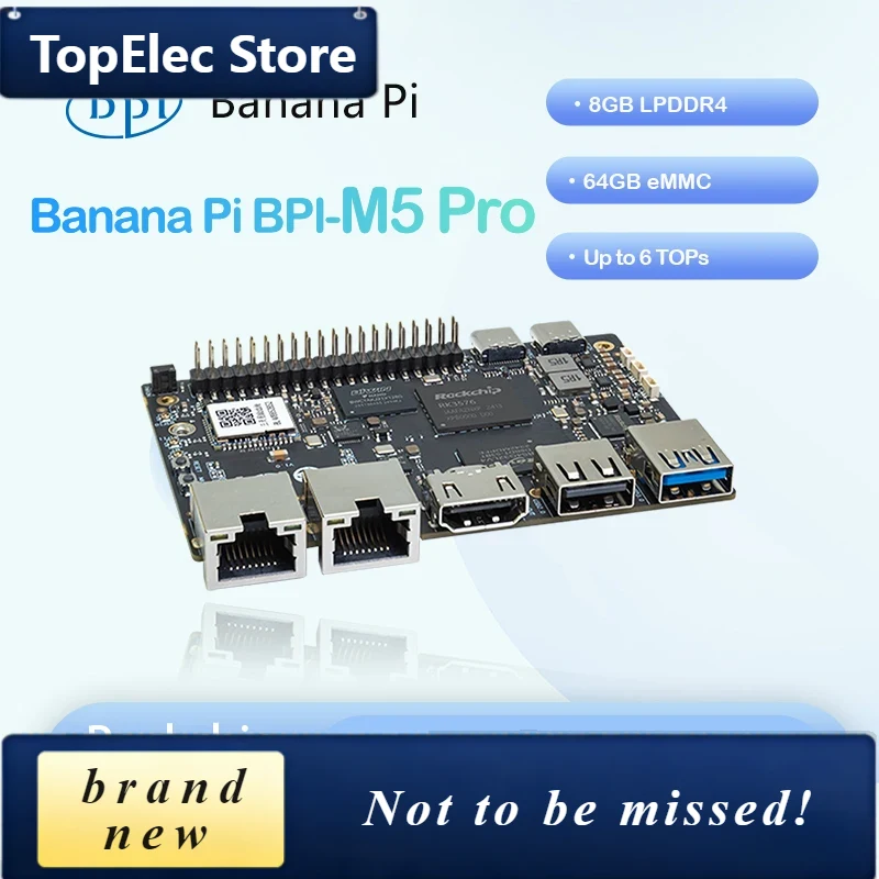 Banana Pi Bpi-M5 - Плата разработки TopElec Banana Pi BPI-M5