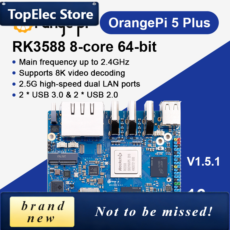 TopElec Orange Pi 5 Plus 16 ГБ – обзор и цена Orange Pi 5 Plus 16Gb