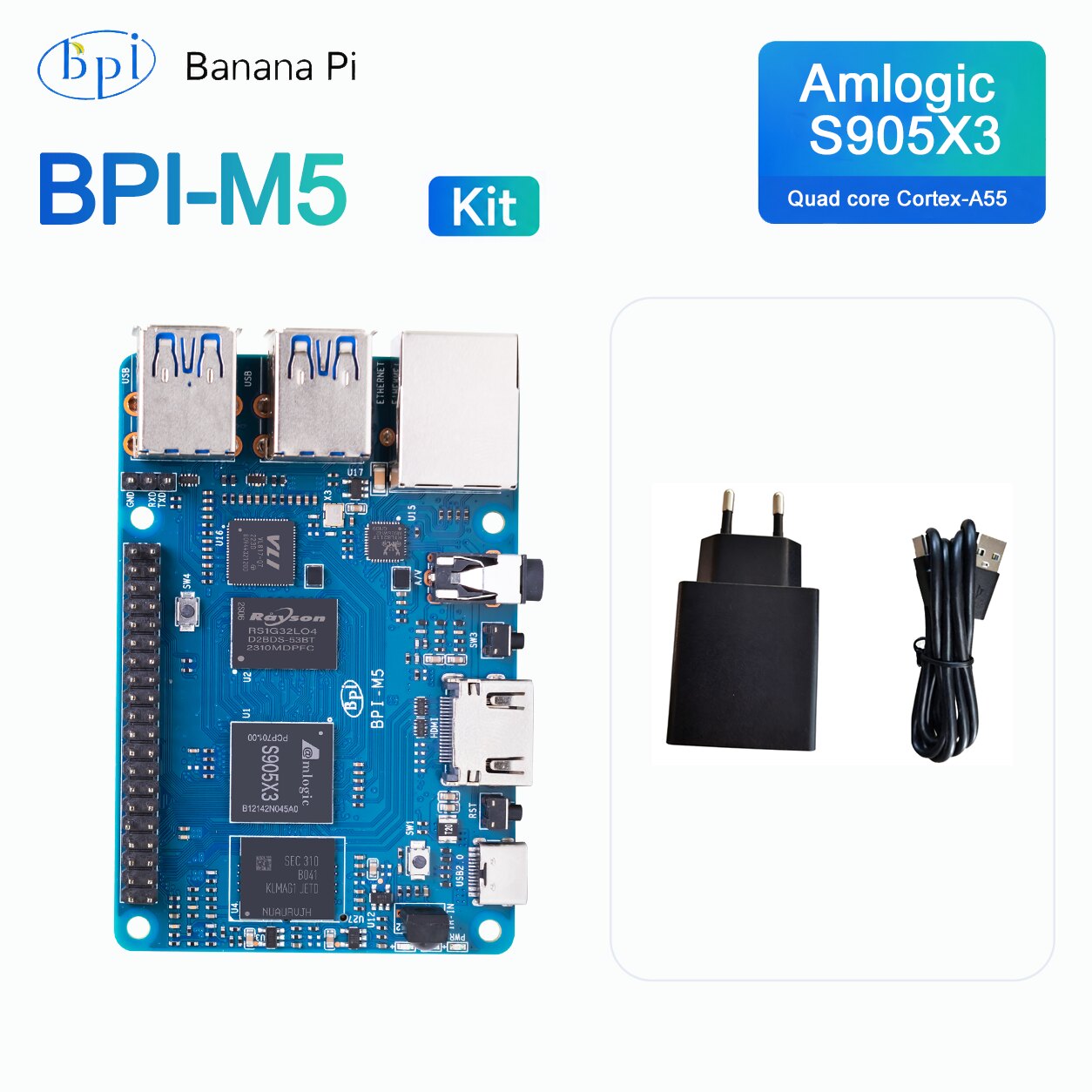 Популярный комплект платы разр – обзор и цена Banana Pi Bpi-M5