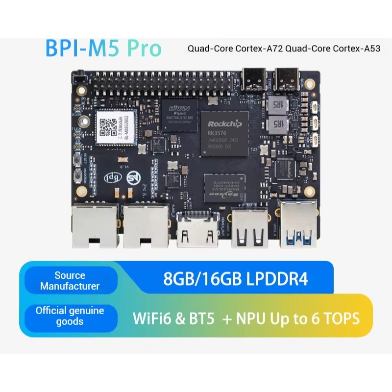【Горячая распродажа】BPI-M5 Pro – обзор и цена Banana Pi Bpi-M5